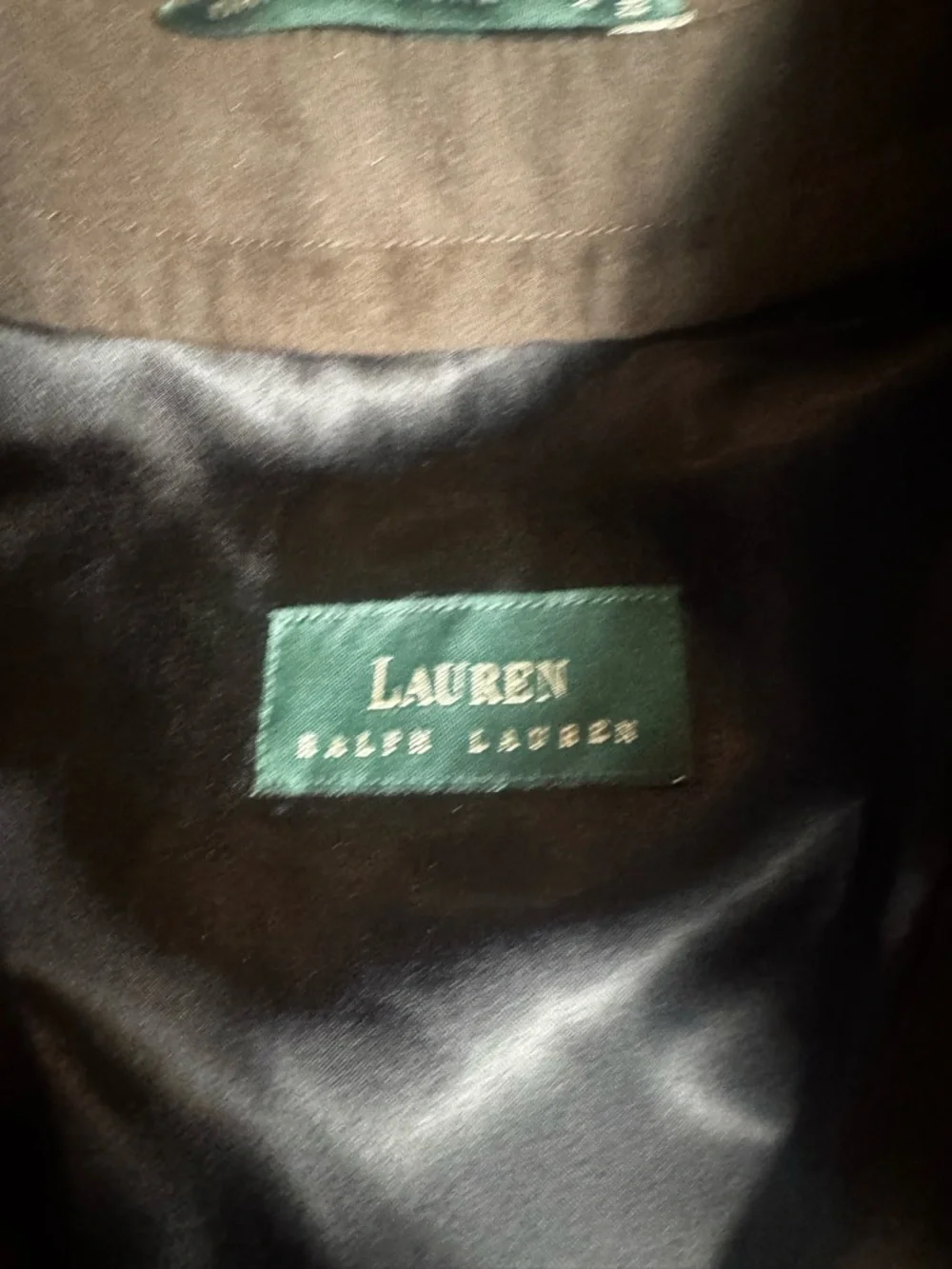 Lauren Ralph Lauren Brown Belted Trench Coat